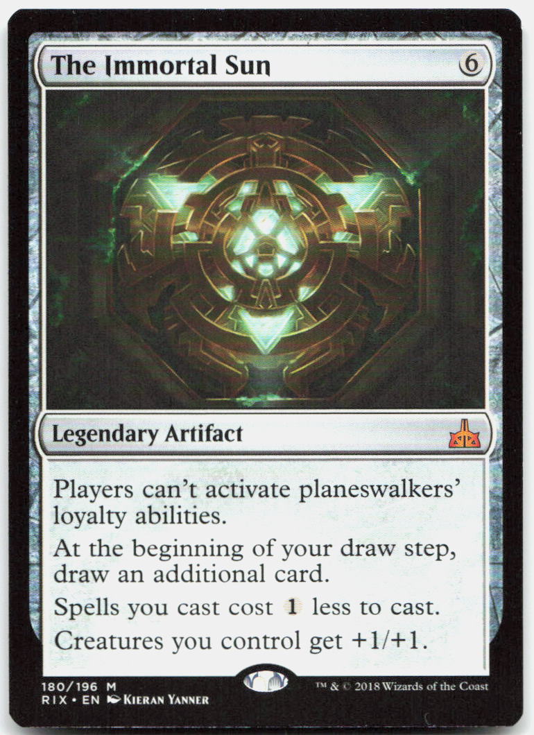 The Immortal Sun NM M Rivals of Ixalan 180