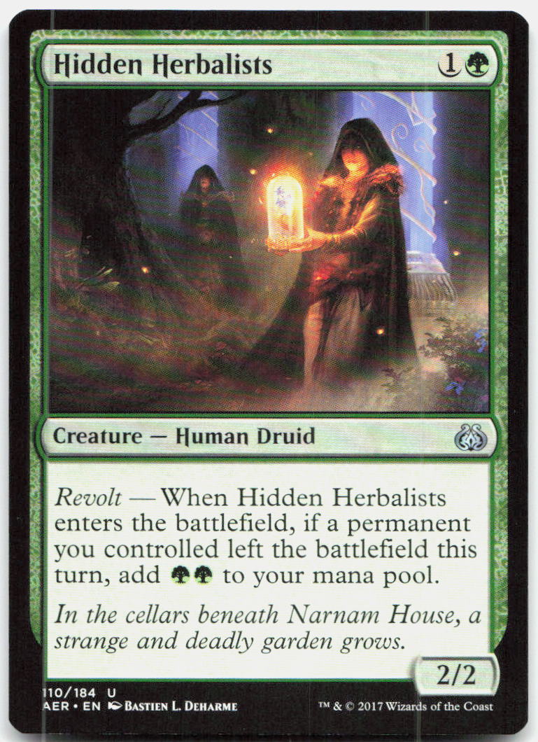 Hidden Herbalists NM U Aether Revolt 110