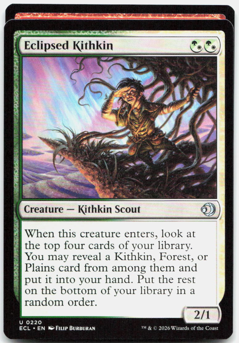 Eclipsed Kithkin NM U Lorwyn Eclipsed 220