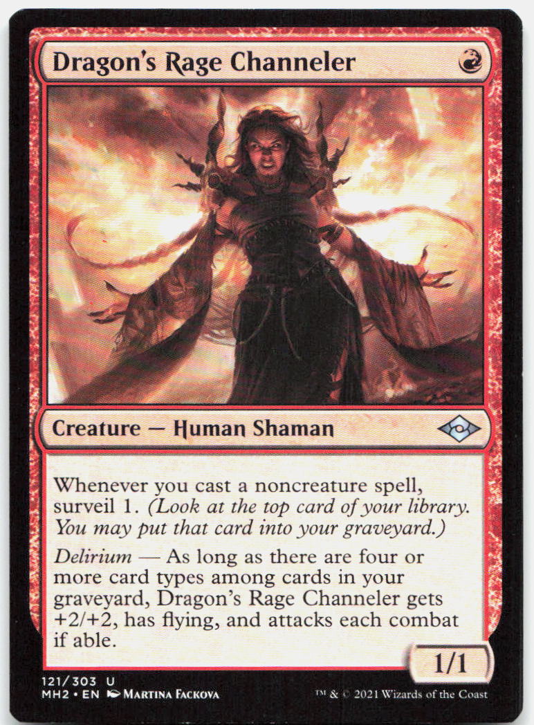Dragon's Rage Channeler NM U Modern Horizons 2 121